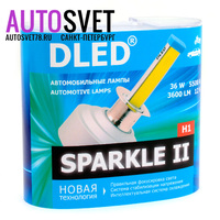 Лампа светодиодная H1 - 2Led Sparkle 2 36Вт